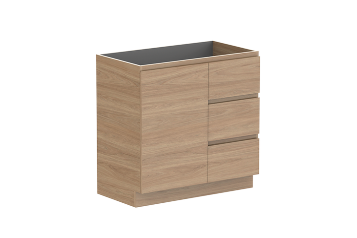 Glacier Door & Drawer 900 Trio Floor Mount Vanity