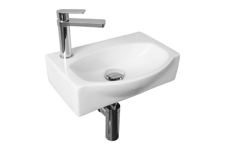 Humphrey Semi-Recessed Wall Basin