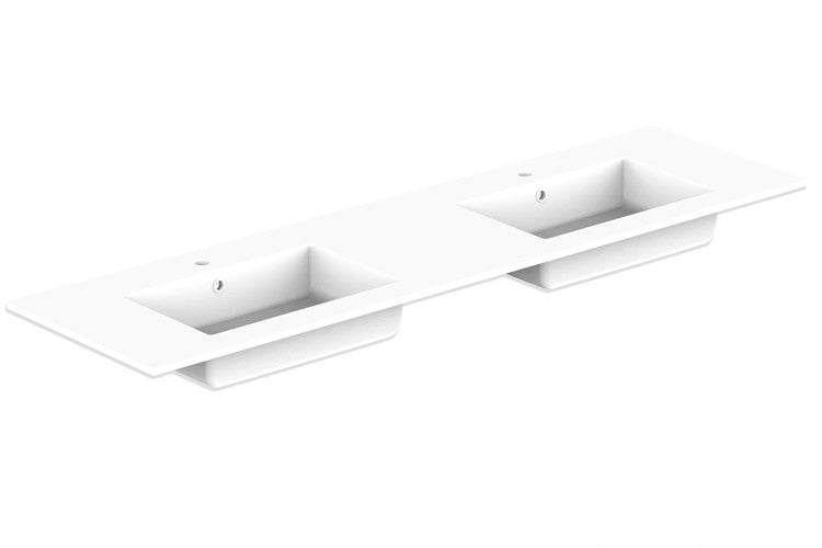 Glacier Cast Marble Moulded Top 1800, Full Depth