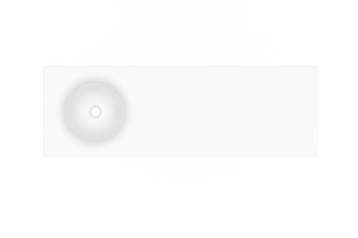 Snow Solid Surface Top 1800, Full Depth