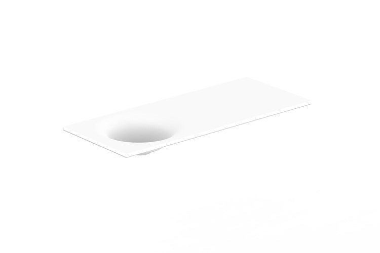 Snow Solid Surface Top 1200, Full Depth