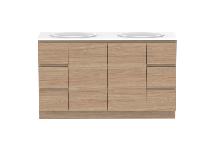 Glacier Door & Drawer 1500 Trio Floor Mount Vanity