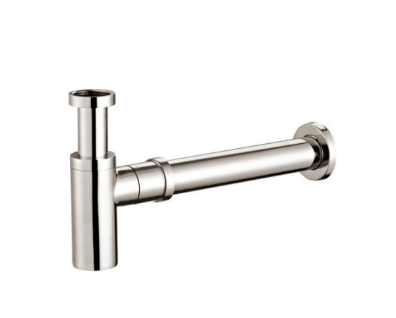 Brushed Nickel Bottle Trap