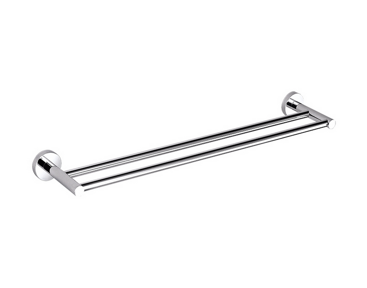 Evolve Chrome 600mm Double Towel Rail