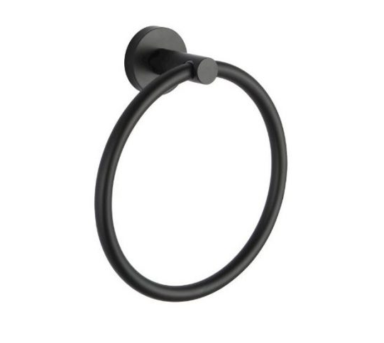 Evolve Black Towel Ring