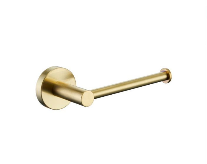 Evolve Brushed Gold Toilet Roll Holder