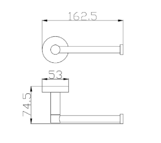 Evolve Brushed Nickel Toilet Roll Holder