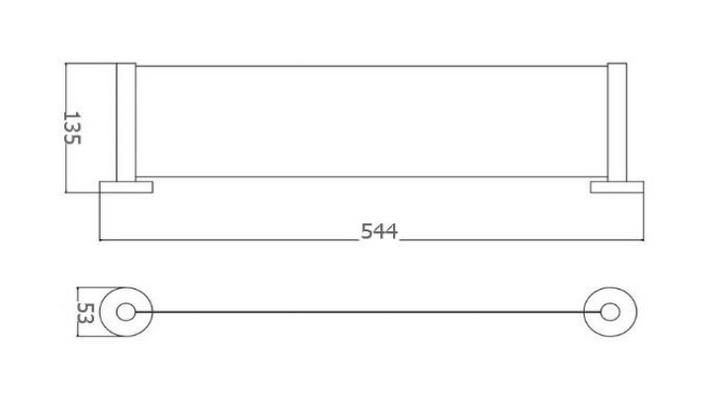Evolve Chrome Shower Shelf