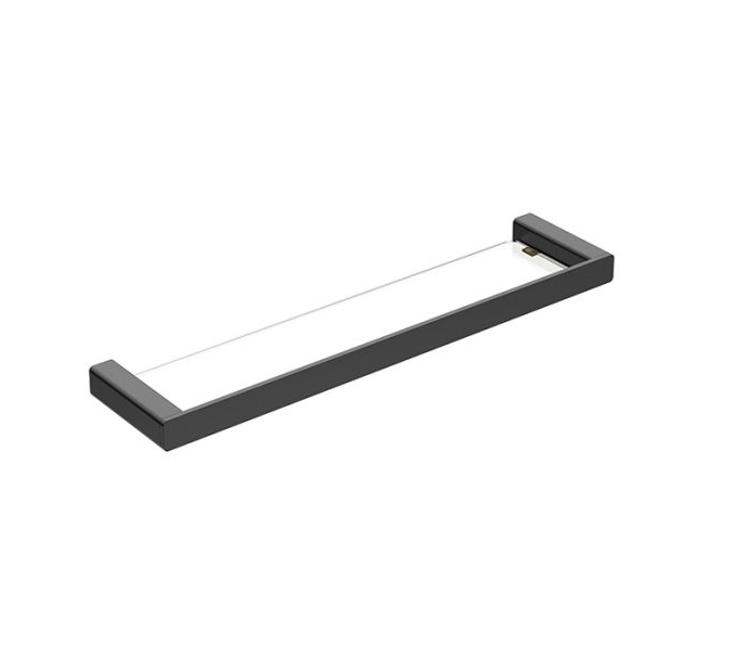 Pasha Brushed Gun Metal Shower Shelf