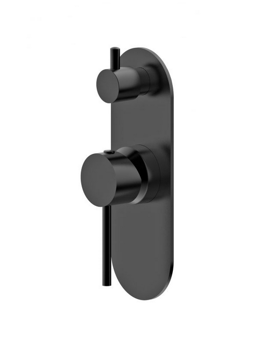 Arya Black Shower Mixer & Diverter Luxury Interiors Direct