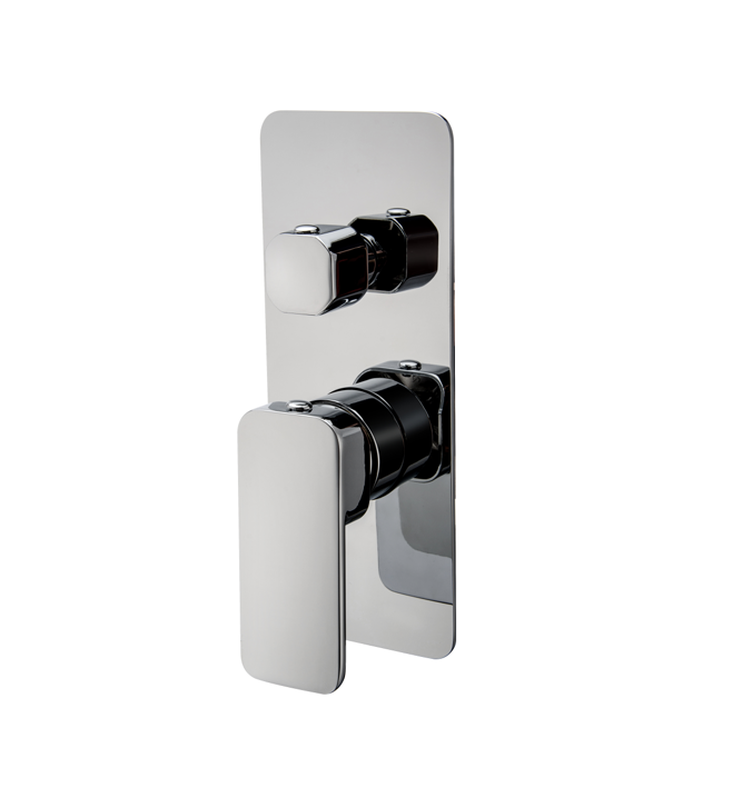Pasha Chrome Shower Mixer & Diverter