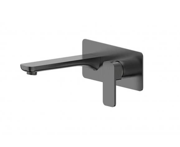 Pasha Brushed Gun Metal Wall Mount Mixer