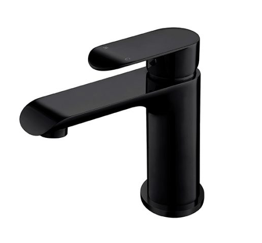 Curve Black Basin Mixer