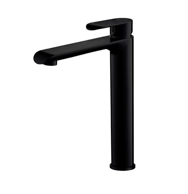 Curve Black Tall Basin Mixer