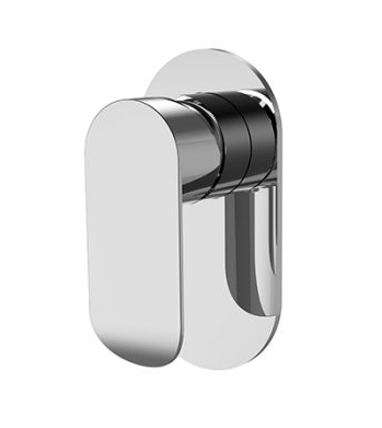 Curve Brushed Nickel Shower Mixer