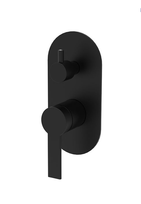 Dawn Black Shower Mixer + Diverter