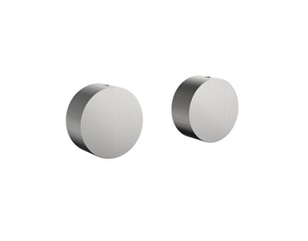 Evolve QI Brushed Nickel Hot & Cold Mixer Set