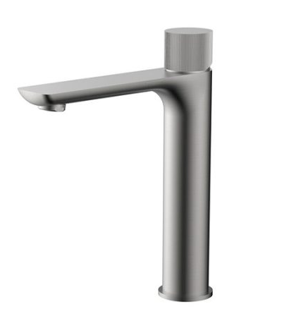 Molly QI Brushed Nickel Tall Basin Mixer