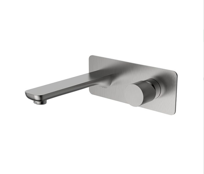 Molly QI Brushed Nickel Wall Mounted Mixer
