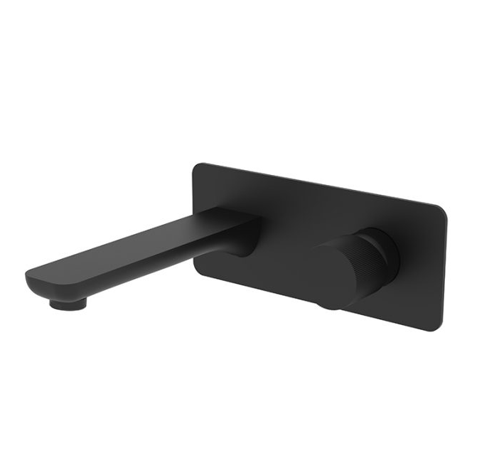 Pasha QI Black Wall Mounted Mixer