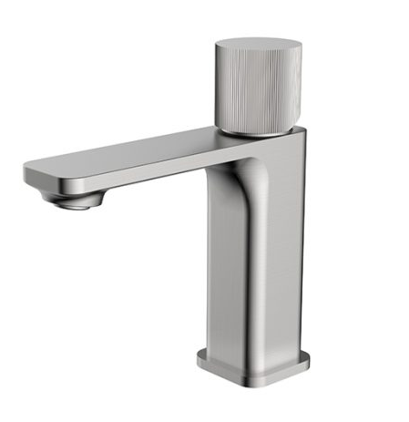 Pasha QI Brushed Nickel Basin Mixer