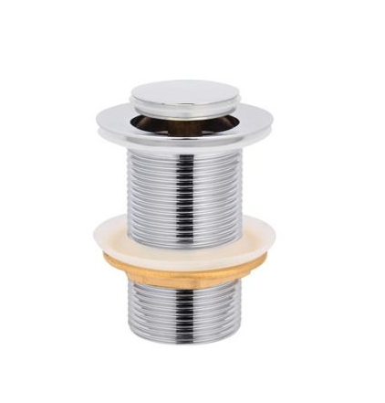 Chrome 32mm Pop Up Waste With Out Overflow