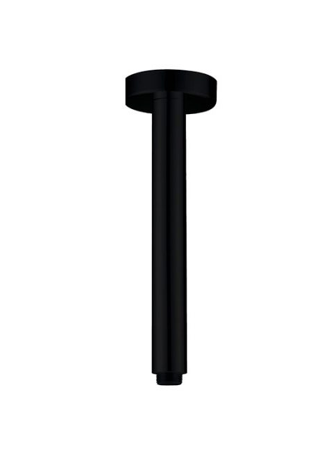 Essence Black Round Ceiling Dropper 200mm