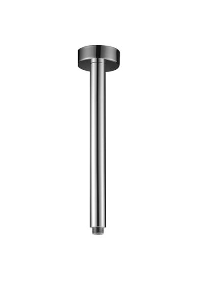 Essence Chrome Round Ceiling Dropper 450mm