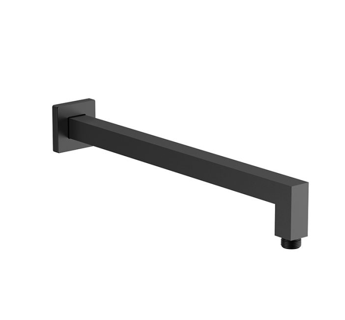 Essence Brushed Gun Metal Square Shower Arm 400mm V2
