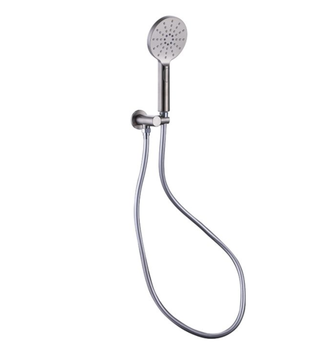 Essence Brushed Nickel Round Shower on Bracket