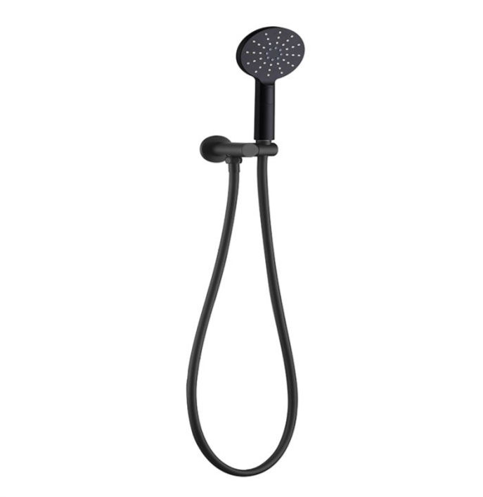 Essence Brushed Gun Metal Round Shower on Bracket