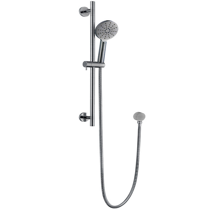 Essence Brushed Nickel Round Shower on Rail V2