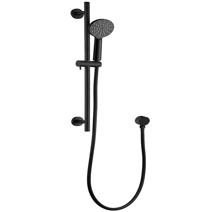 Essence Black Round Shower on Rail V2