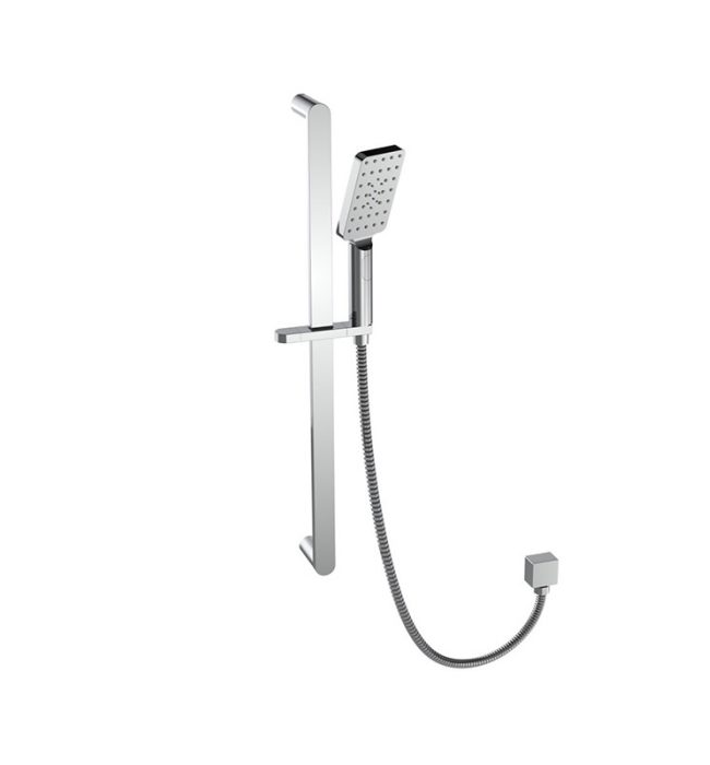 Essence Brushed Nickel Oval Shower on Rail