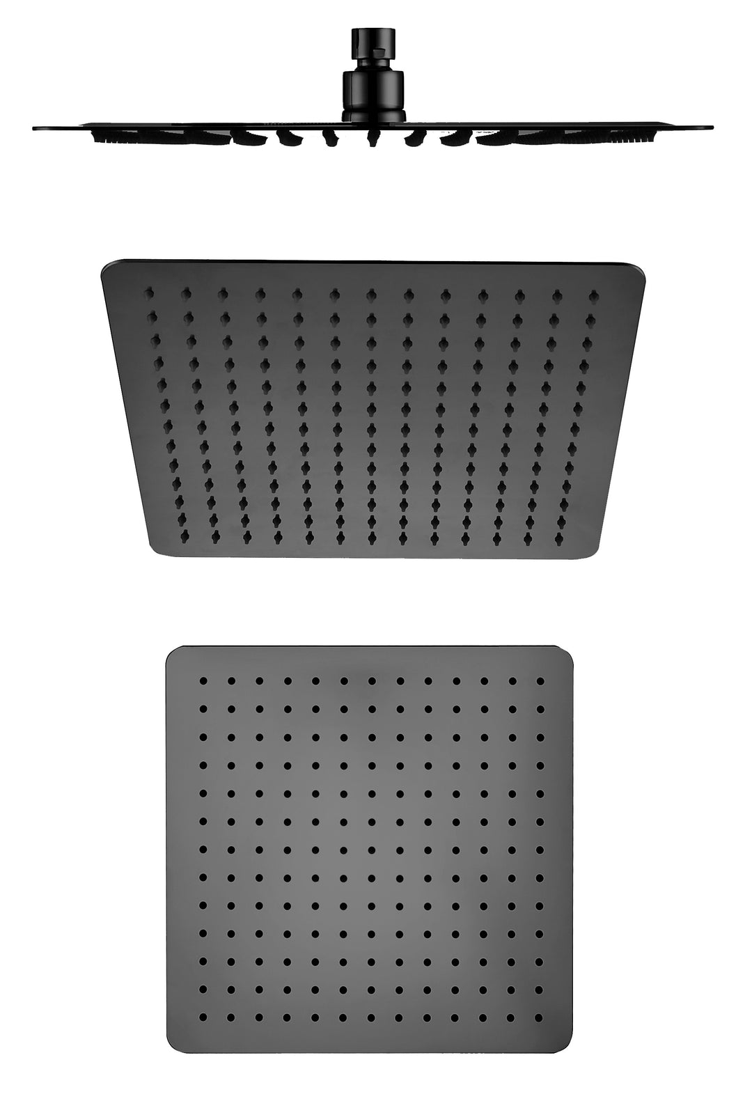 Essence Black Square 300mm SS Rain Shower Head