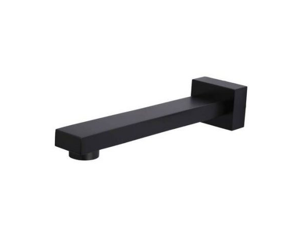 Luxus Black Bath Spout 180mm