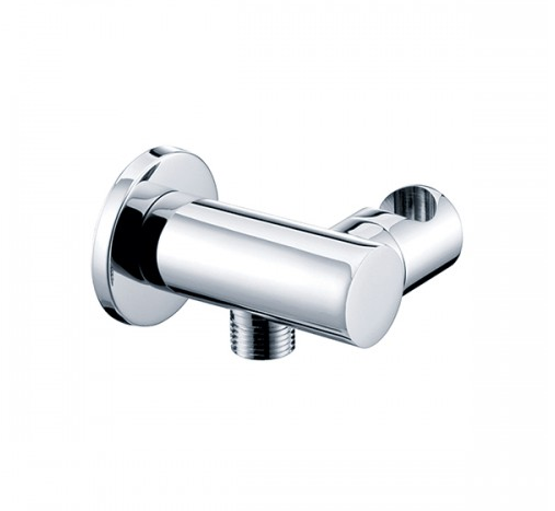 Essence Chrome Round Adjustable Shower Bracket