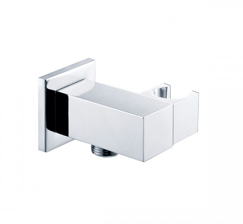 Essence Chrome Square Adjustable Shower Bracket