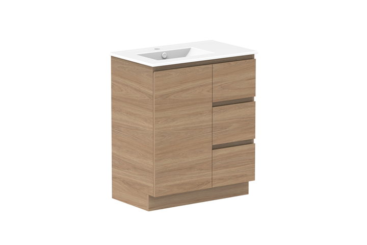 Glacier Door & Drawer 750 Trio Floor Mount Vanity