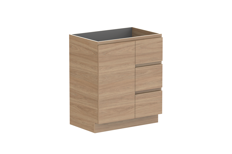 Glacier Door & Drawer 750 Trio Floor Mount Vanity