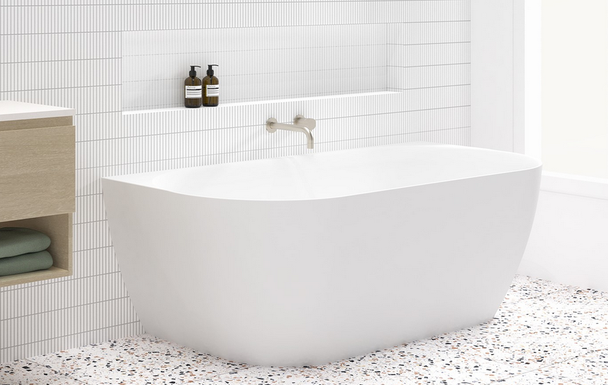 Glacier Back-To-Wall Bathtub