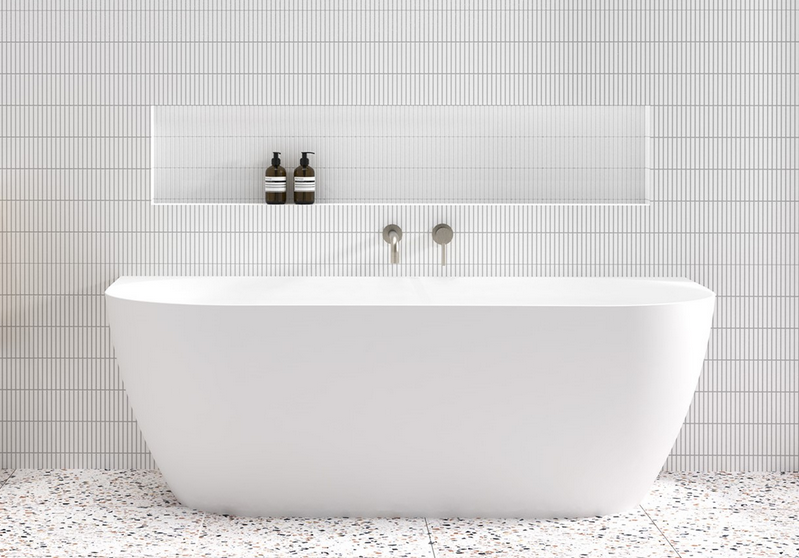 Glacier Back-To-Wall Bathtub