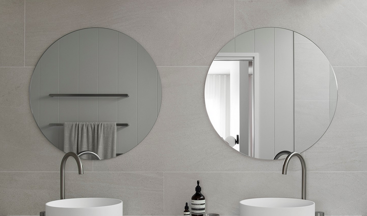 Round Polished Edge Mirror