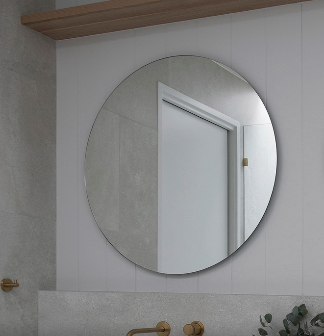 Round Polished Edge Mirror