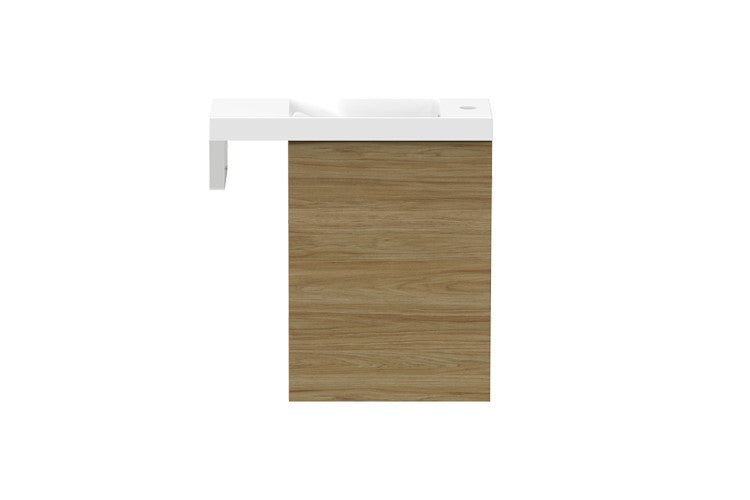 Petite Rail 550 Top / 400 Cabinet Wall Hung Vanity