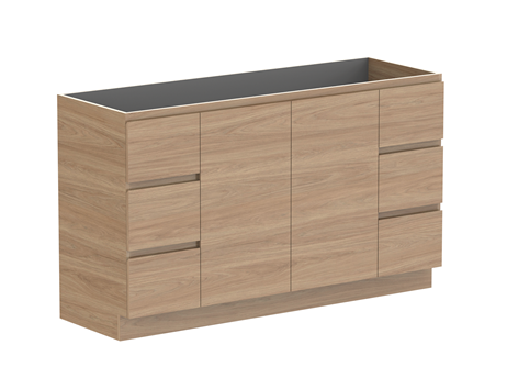 Glacier Door & Drawer 1500 Trio Floor Mount Vanity