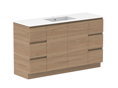 Glacier Door & Drawer 1500 Trio Floor Mount Vanity