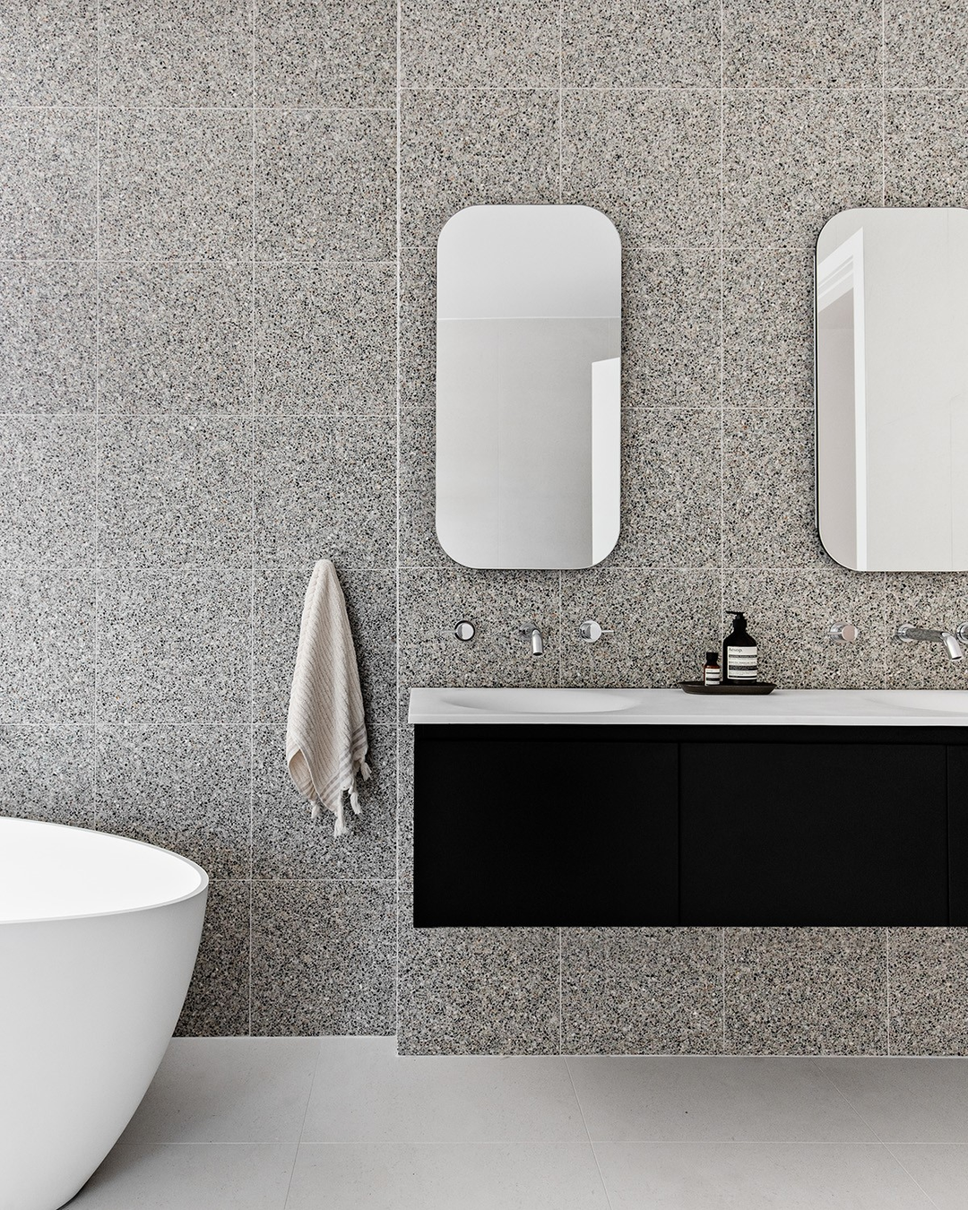 Stadium Mirrored Cabinets - Silk Finish