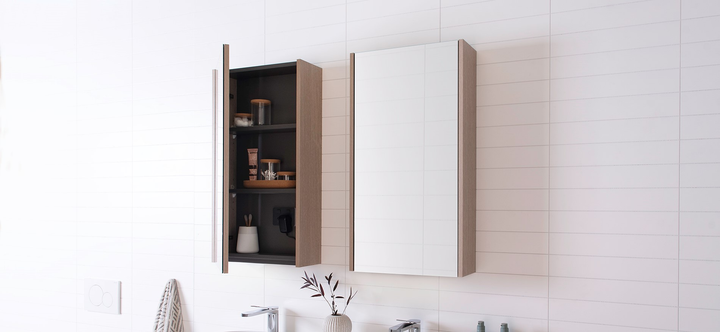 Muse Mirrored Cabinets - Silk Finish