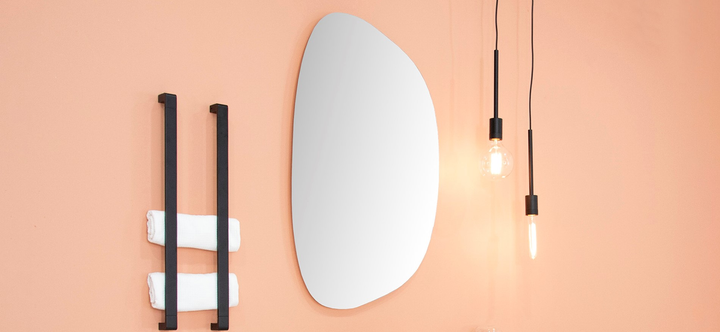 Organic Mirrored Cabinets - Silk Finish